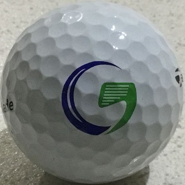 G formed with a golf club