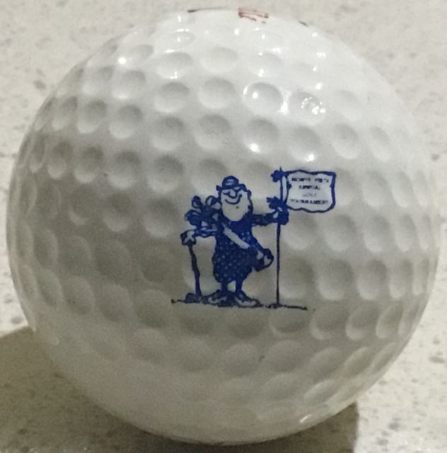 Golfer + Sign